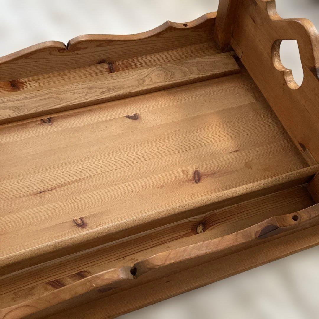 アメリカンカントリー調　パイン材　　折りたたみ式テーブル