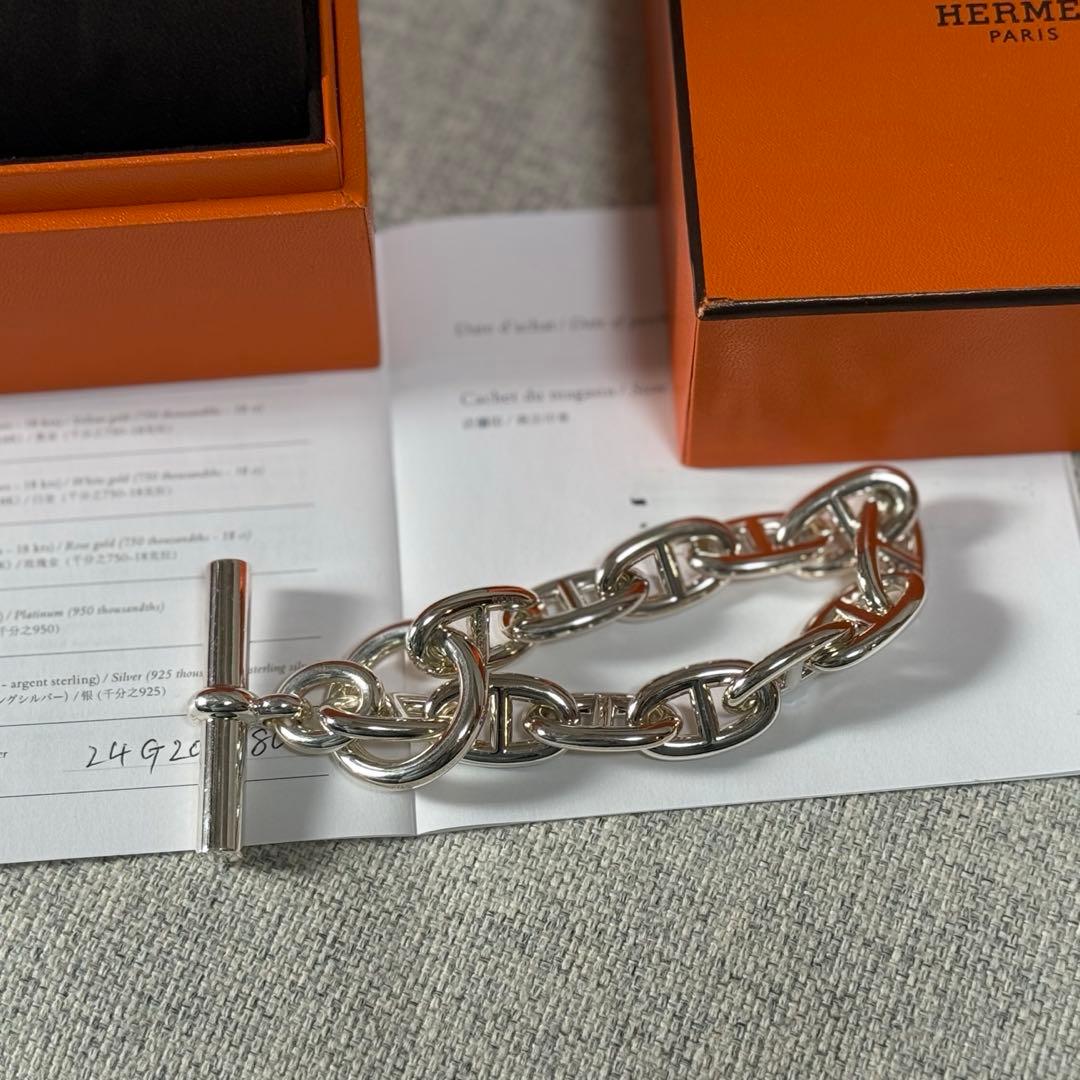 HERMES新品　シェーヌダンクル ブレスレット tgm12