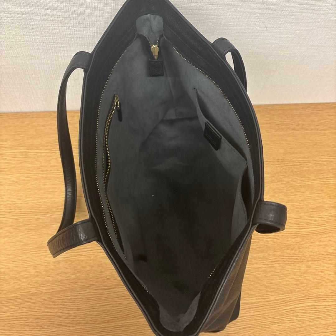 ハッシュタグ　トートバッグ　レザー　シボ革　ビジネス　通勤