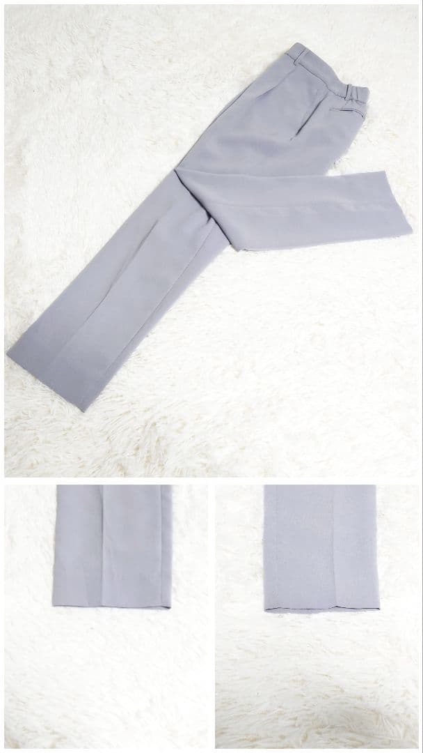 ■122 洗える プラステ 2024年モデル パンツスーツ ライトグレー S