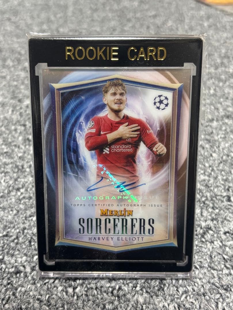 希少【美品】エリオット リヴァプール サイン サッカーカード auto