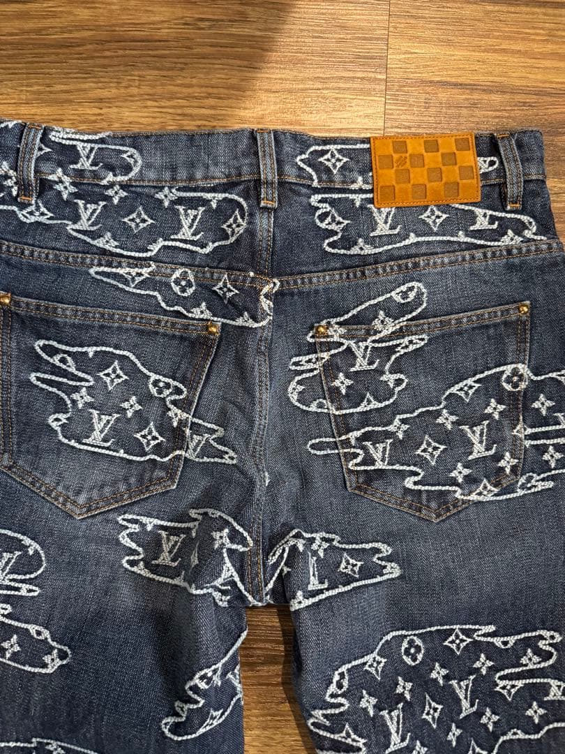 モノグラム デニム スケートパンツ