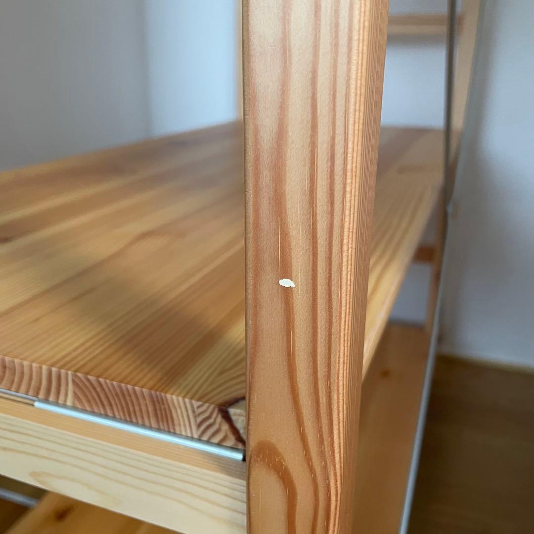 無印良品　パイン材ユニットシェルフ　86cm幅　中