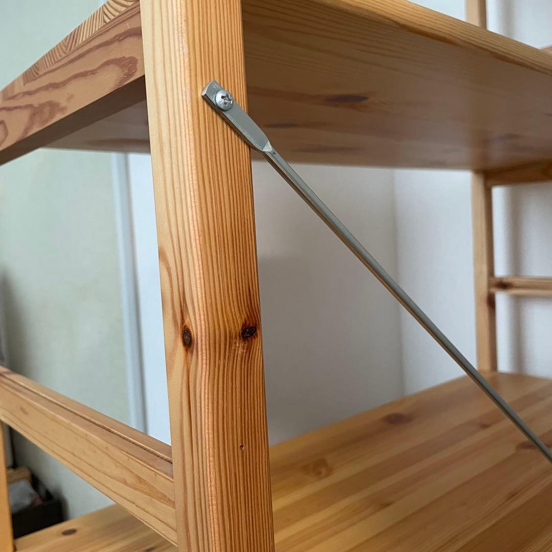 無印良品　パイン材ユニットシェルフ　86cm幅　中