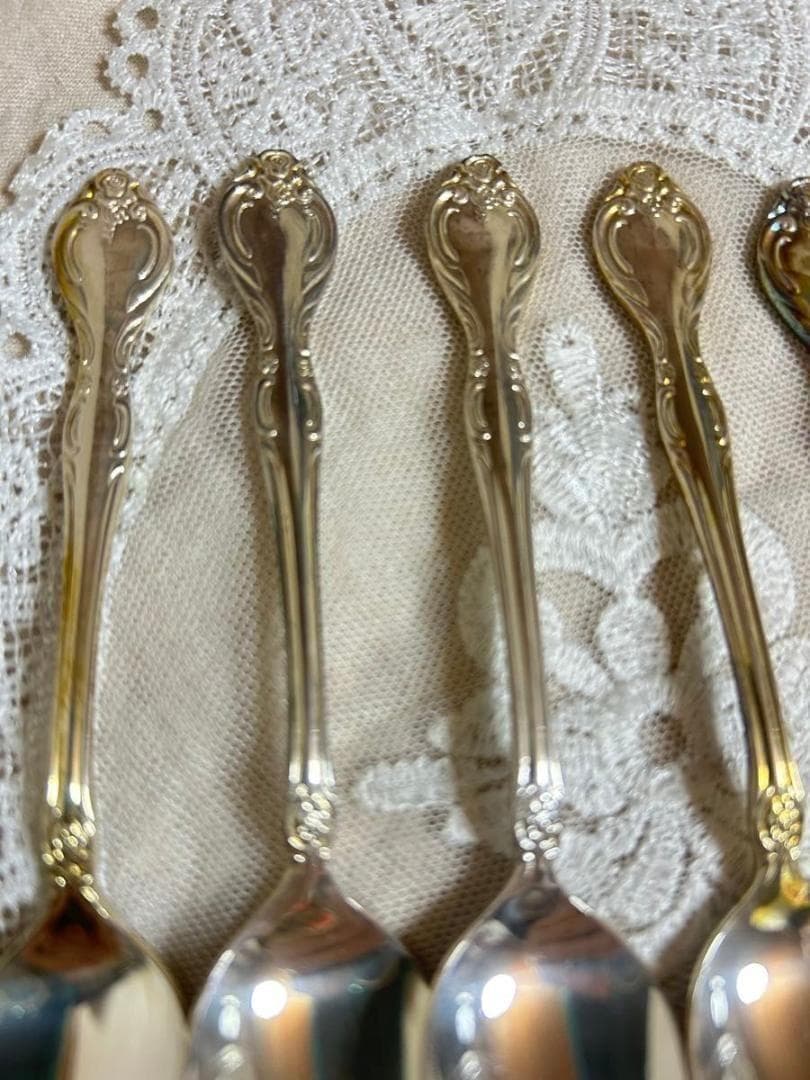 セール！ラッキーウッド　ラッキーシルバー　スプーン 6本セット カトラリー