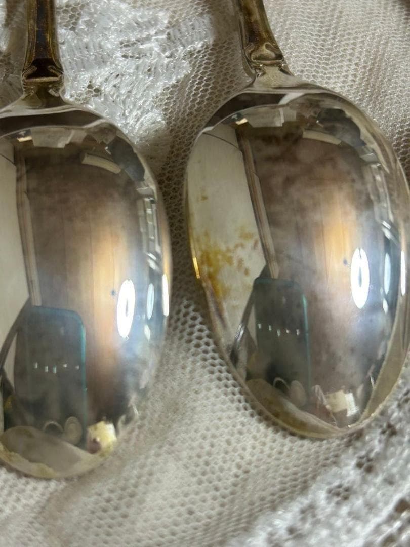 セール！ラッキーウッド　ラッキーシルバー　スプーン 6本セット カトラリー