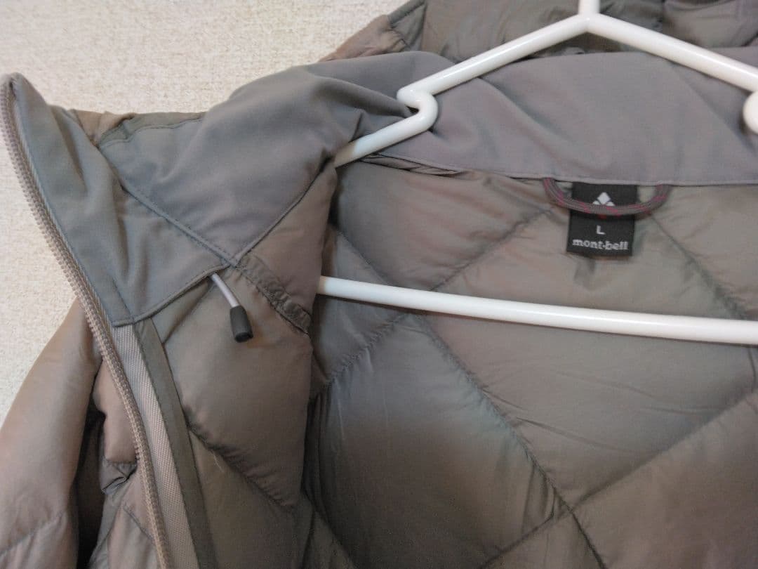 [800FP] ライトアルパインダウンパーカ　レディースL　ベージュ　薄手