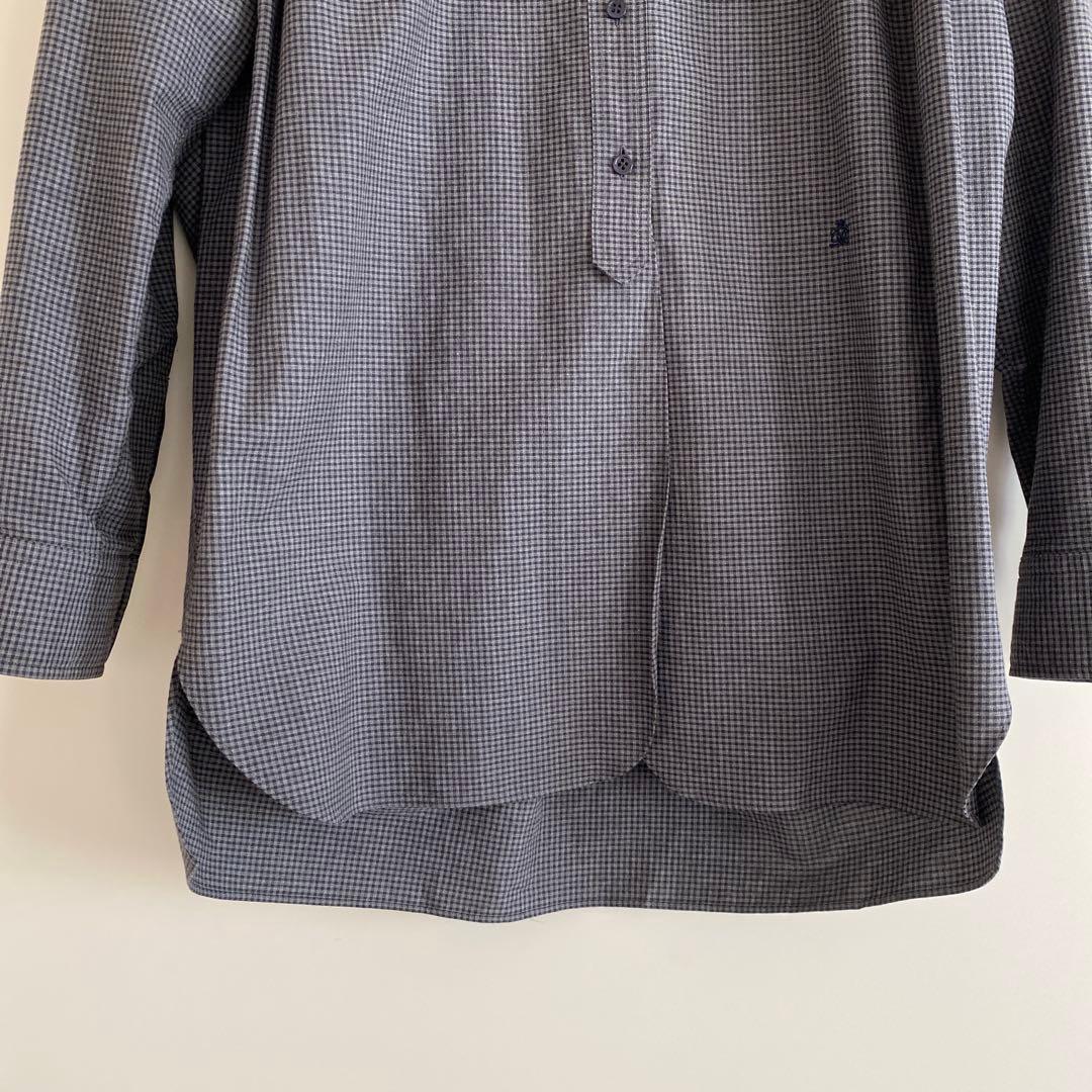 ドゥロワー drawer チェック柄ブラウス　グレー系　一度着用美品