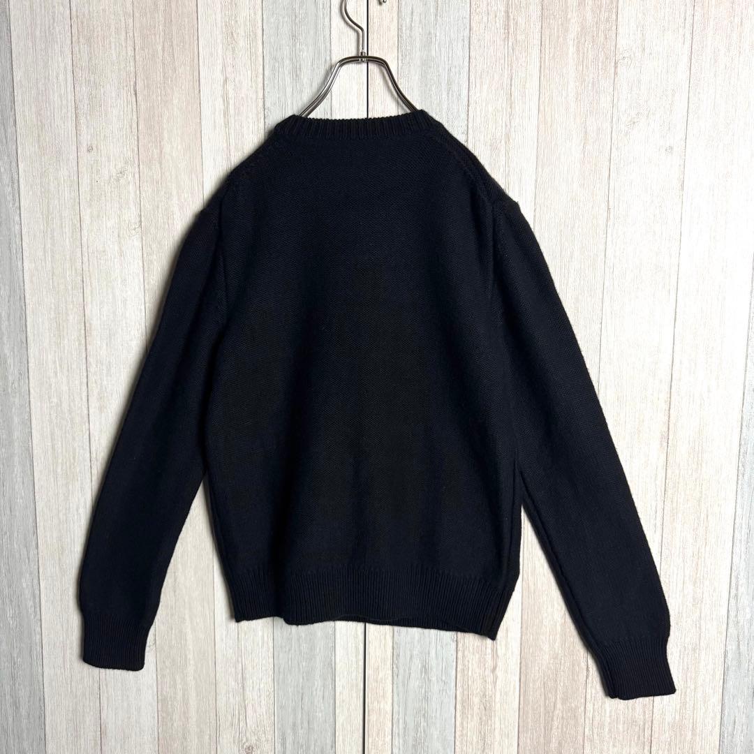 3323【希少】 アレキサンダーマックイーン カシミヤ混 スカルロゴ ニット