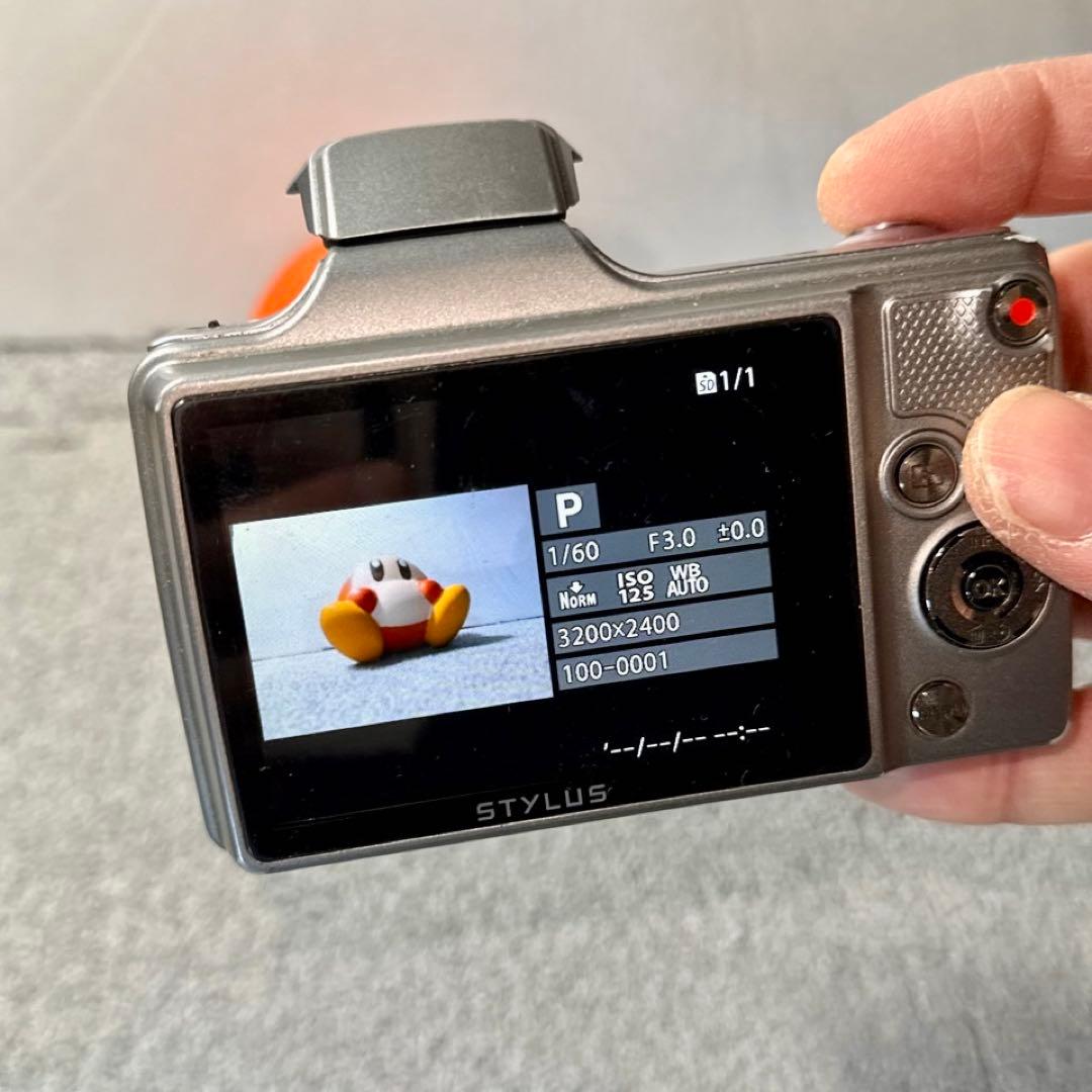 ☆動作OK OLYMPUS SZ-15 バッテリー&SDカード付き