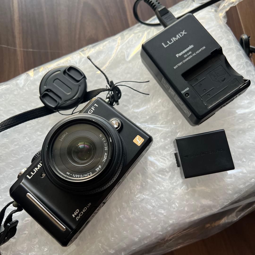 （美品）LUMIX DMC-GF1 ブラック 一眼カメラ