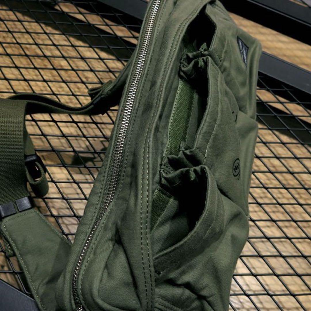 NEIGHBORHOOD×PORTER ウエストバッグ オリーブ F