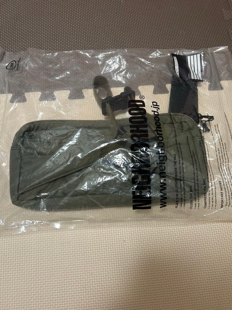 NEIGHBORHOOD×PORTER ウエストバッグ オリーブ F