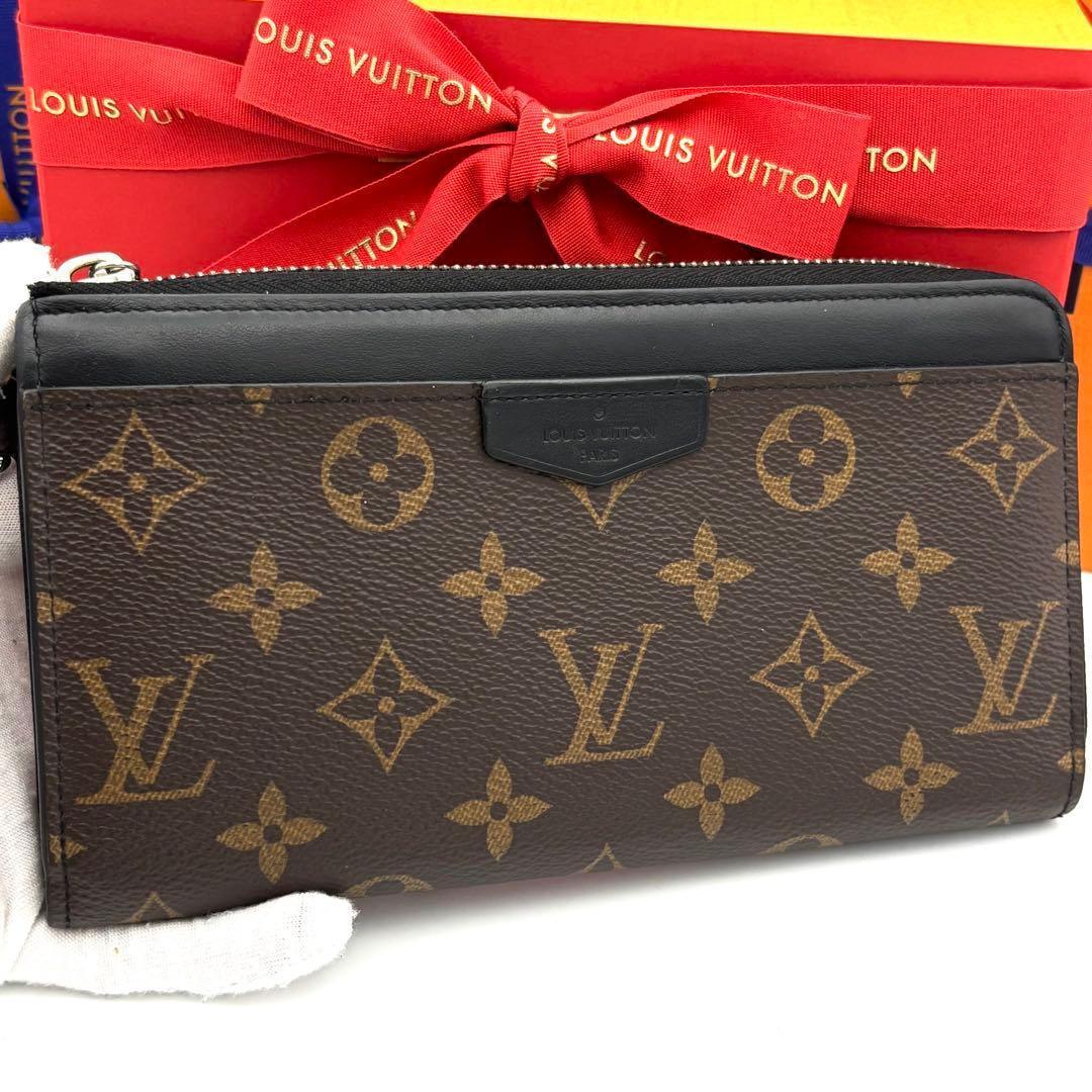 ☆美品☆IC搭載☆ルイヴィトン 長財布 ジッピードラゴンヌ モノグラムマカサー