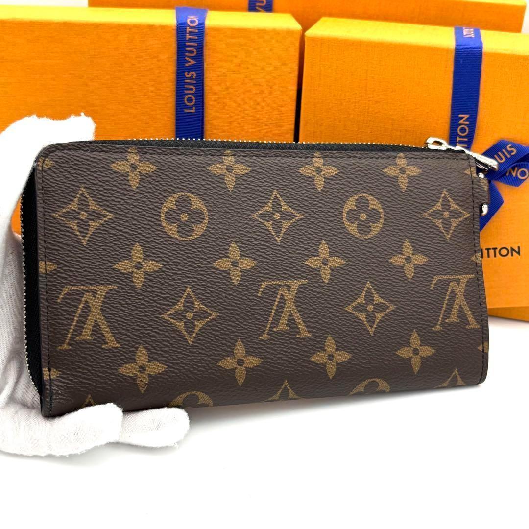 ☆美品☆IC搭載☆ルイヴィトン 長財布 ジッピードラゴンヌ モノグラムマカサー