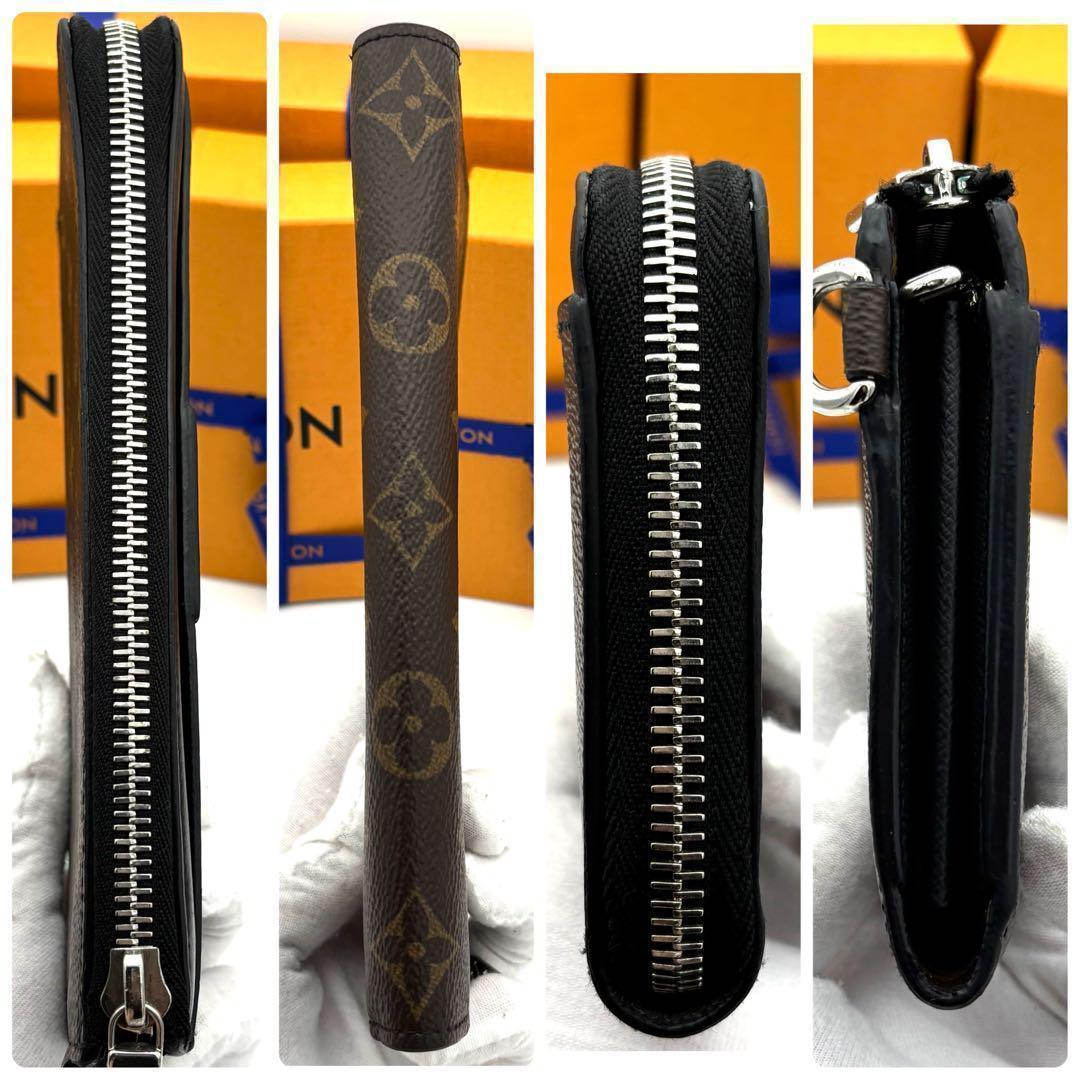 ☆美品☆IC搭載☆ルイヴィトン 長財布 ジッピードラゴンヌ モノグラムマカサー