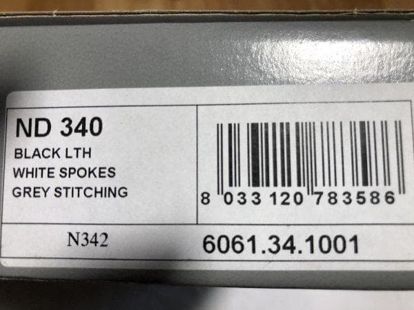 ★ナルディ　NARDI　N342　クラシック　BKレザー/SILスポーク 340