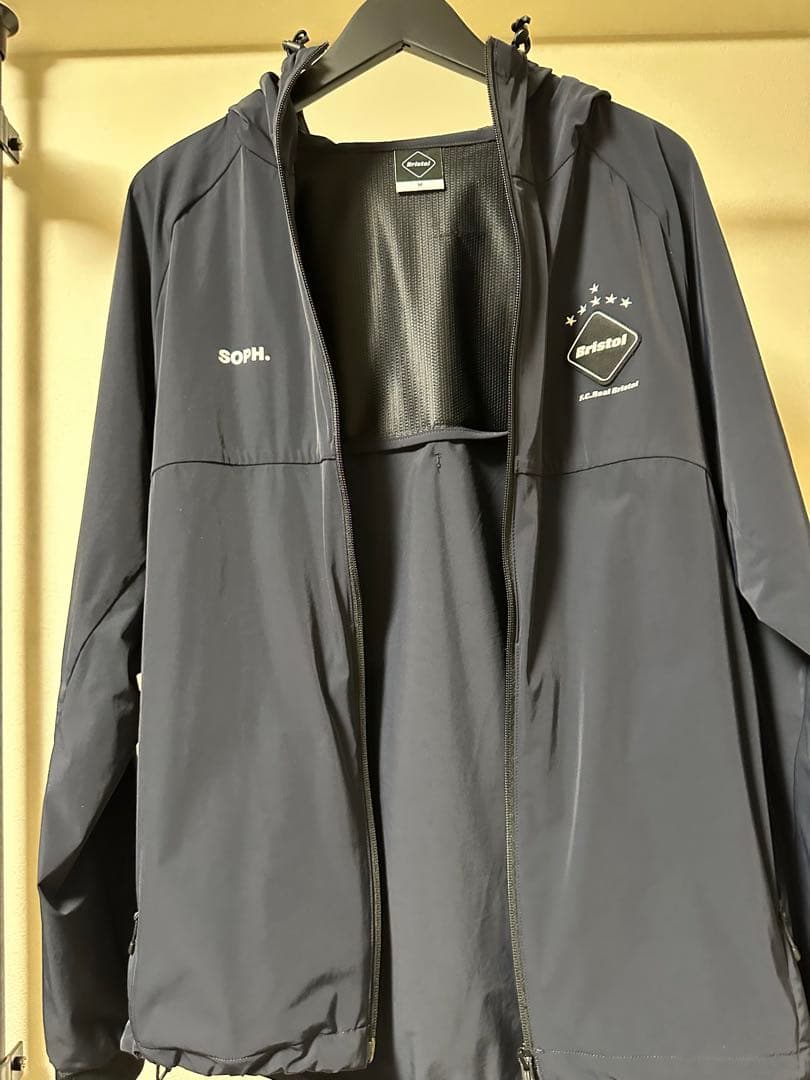 【美品】SOPH. F.C.R.B ブラック　ストレッチナイロンジャケット　M