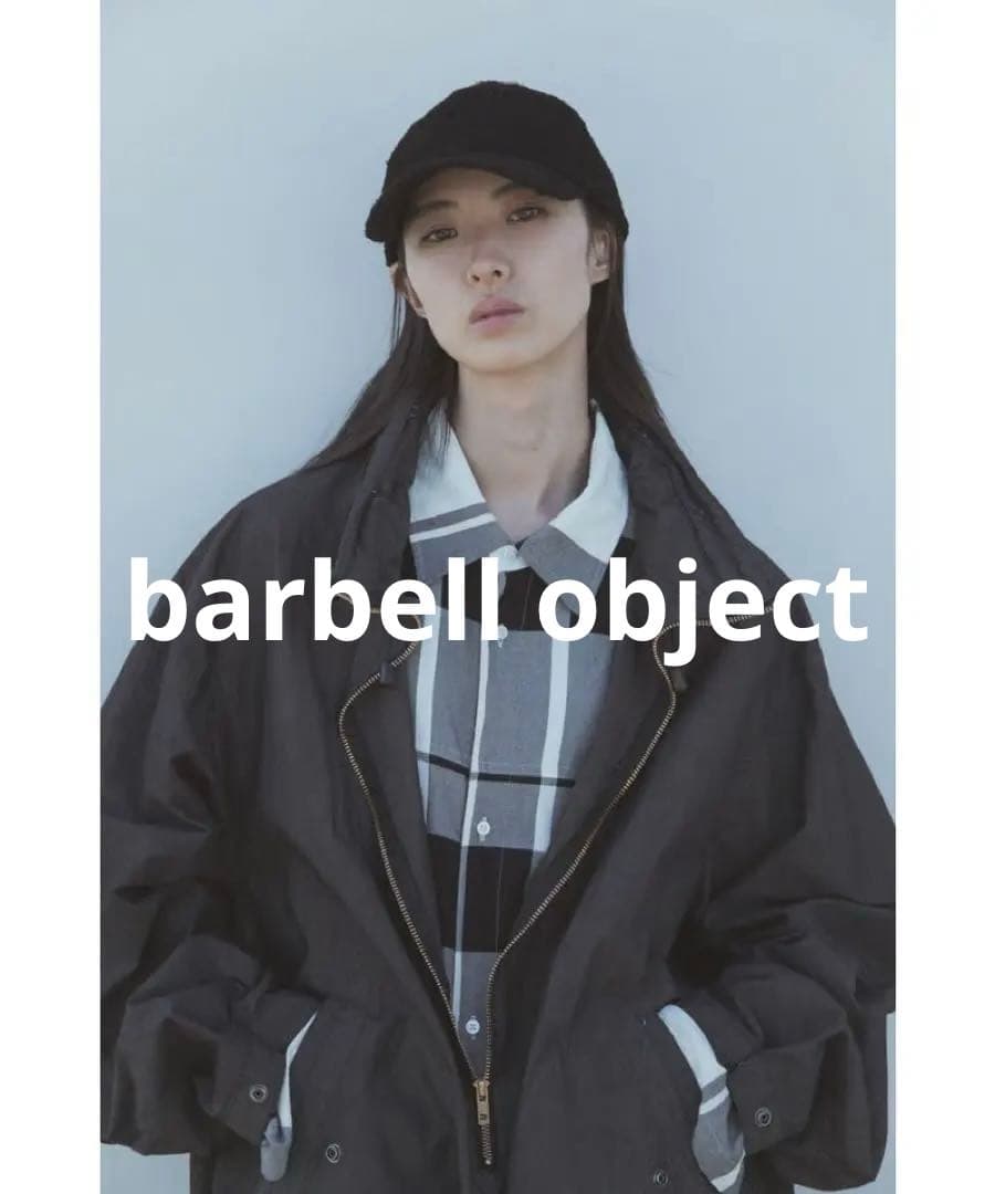 ジャケット・アウター barbell object h/s hn top(b.white) 2