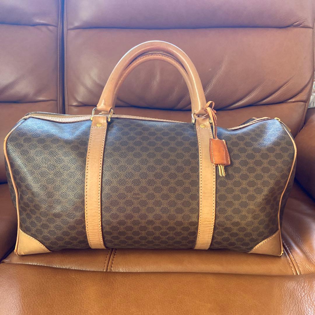 CELINE セリーヌ ボストン ゴルフ　レザー