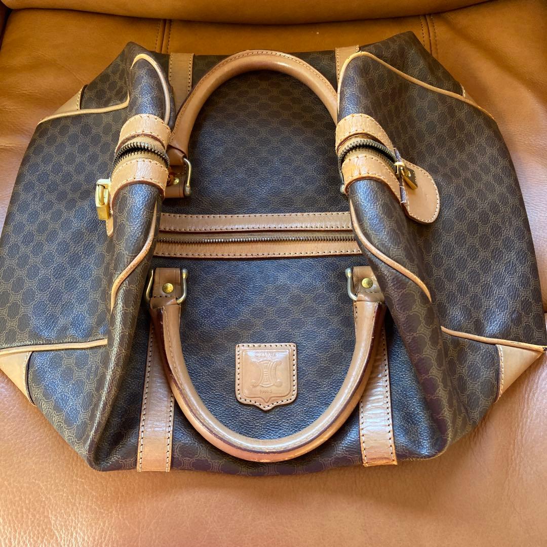 CELINE セリーヌ ボストン ゴルフ　レザー