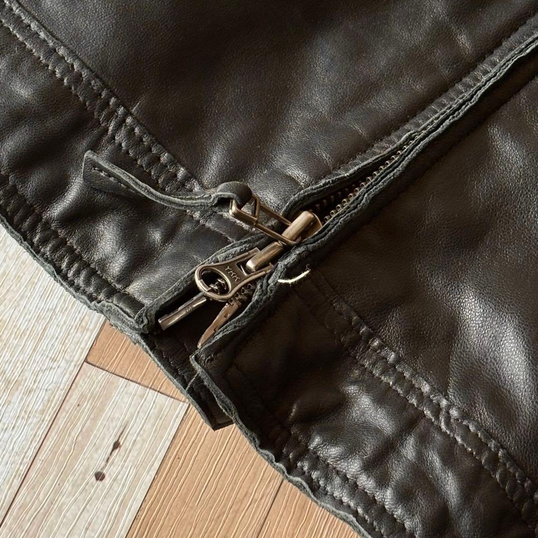 00s Banana Republic レザージャケット S 短丈 GAP期