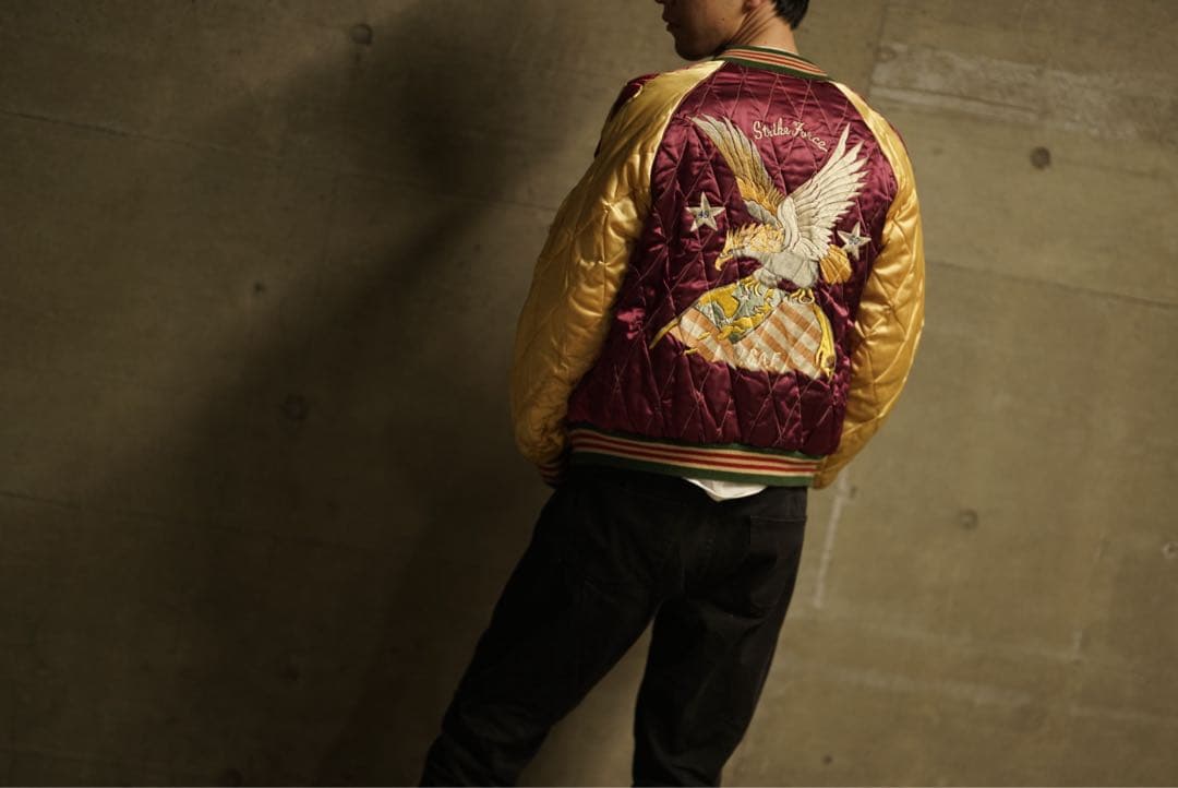 テーラー東洋 リバーシブル ベロア スカジャン 東洋エンタープライズ M 別珍