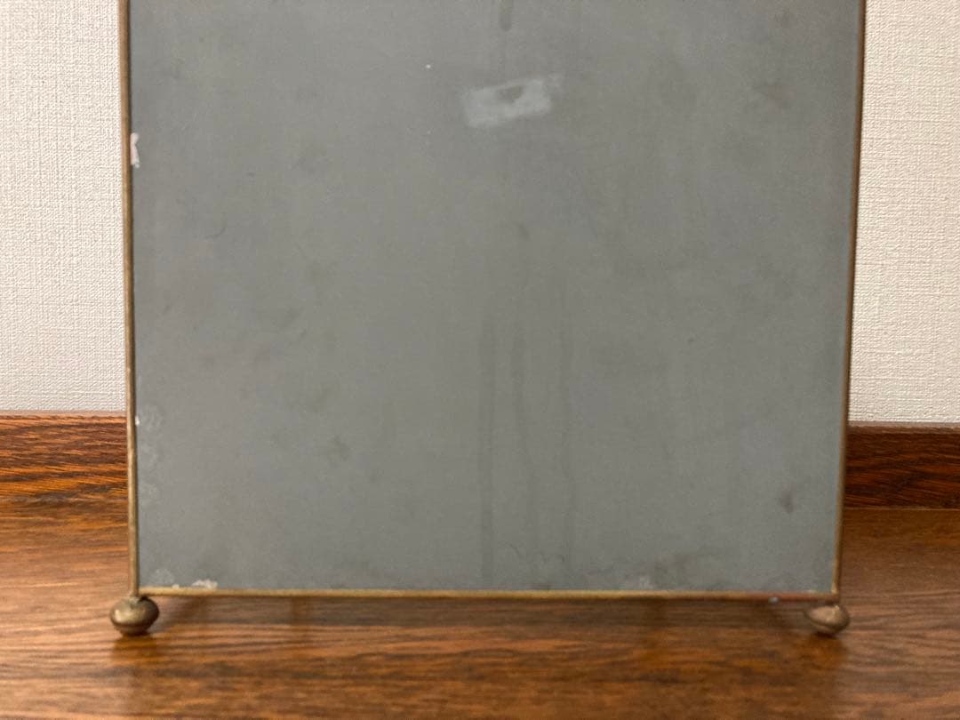 ＊クリスマスセール♪＊訳あり ビンテージ☆アーチ型ガラスショーケース 真鍮 収納