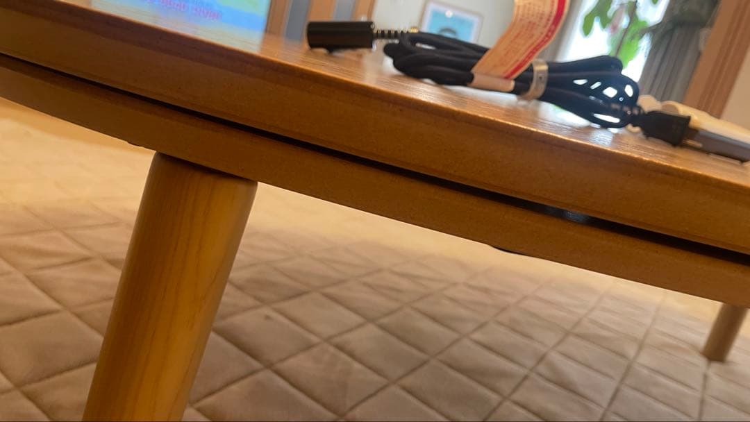 無印良品 楕円こたつ オーク板突板 MJ-KD1-N 2021年製　美品