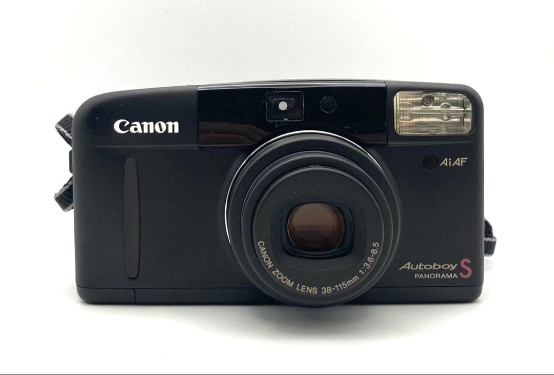 【完動 美品】Canon Autoboy S PANORAMA ブラック ケース