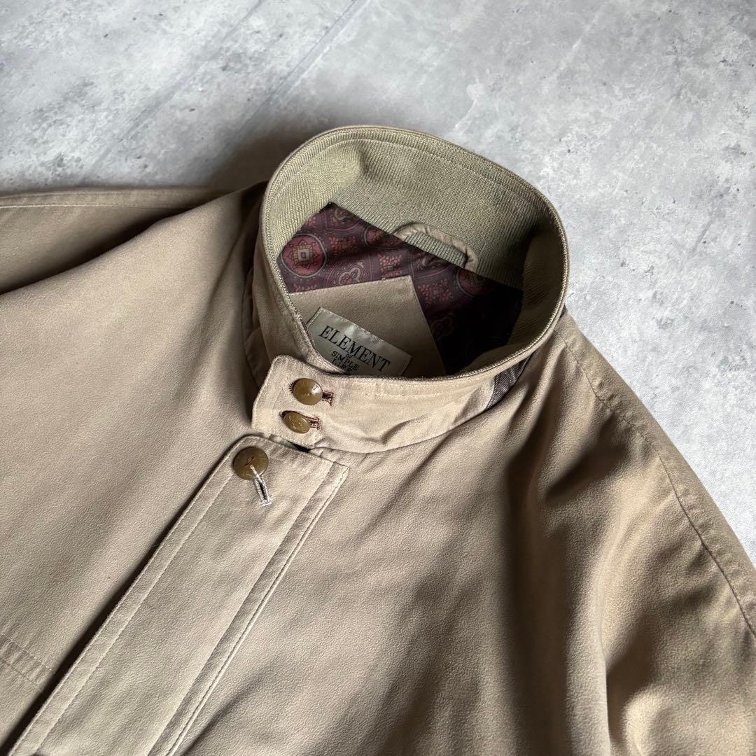 【80s vintage】スイングトップ　裏地ペイズリー　セパポケ　短丈　古着