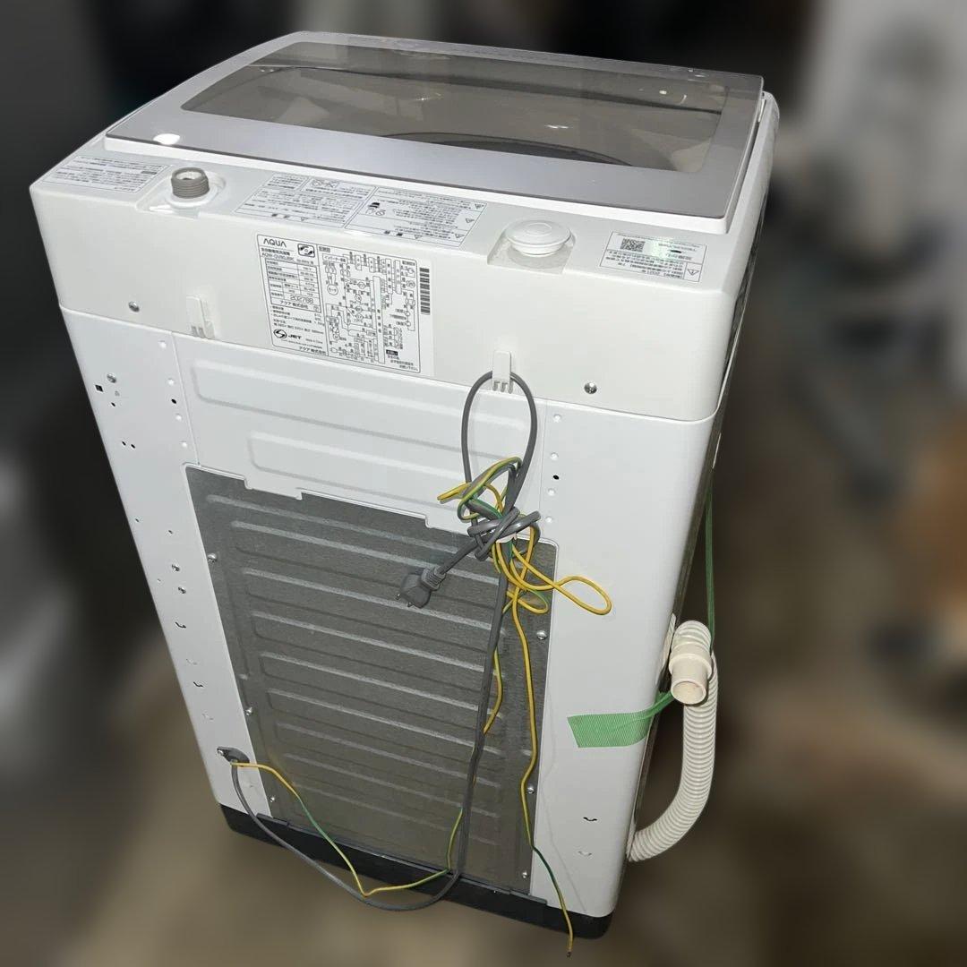 ⭐︎美品AQUA/アクア/大型洗濯機/風乾燥付き/8㌔/絶好調/ガラス扉人気モデル