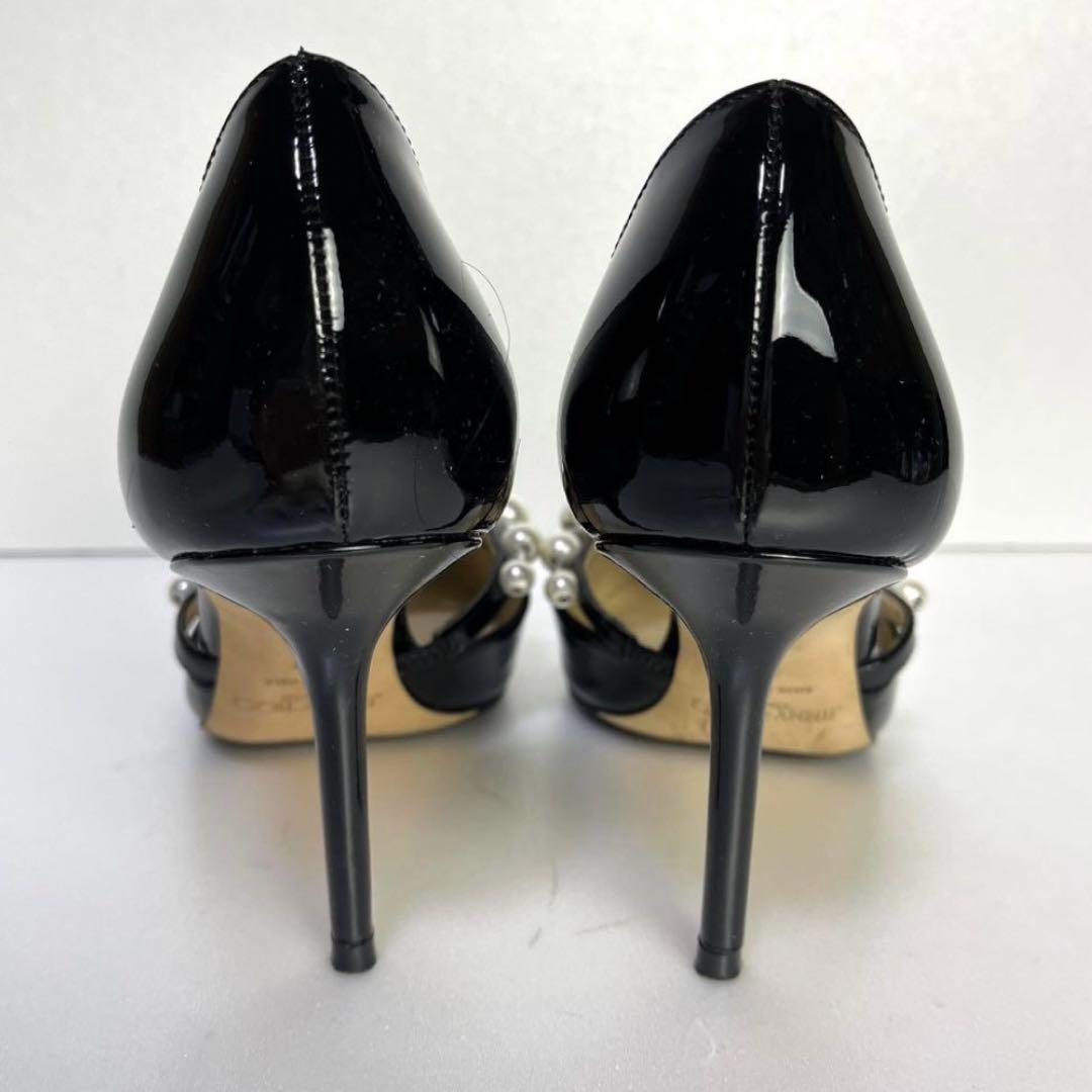 らんぴー【期間限定値下げ】JIMMY CHOO パールパンプス ブラック