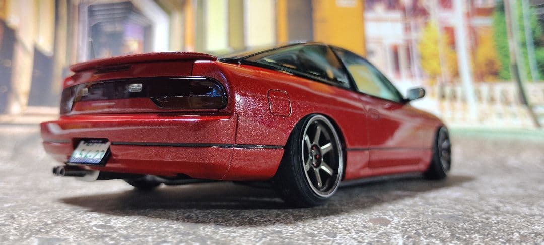 カズさん専用 アオシ 1/24 マークⅡ180SX TYPE II 2台完成品