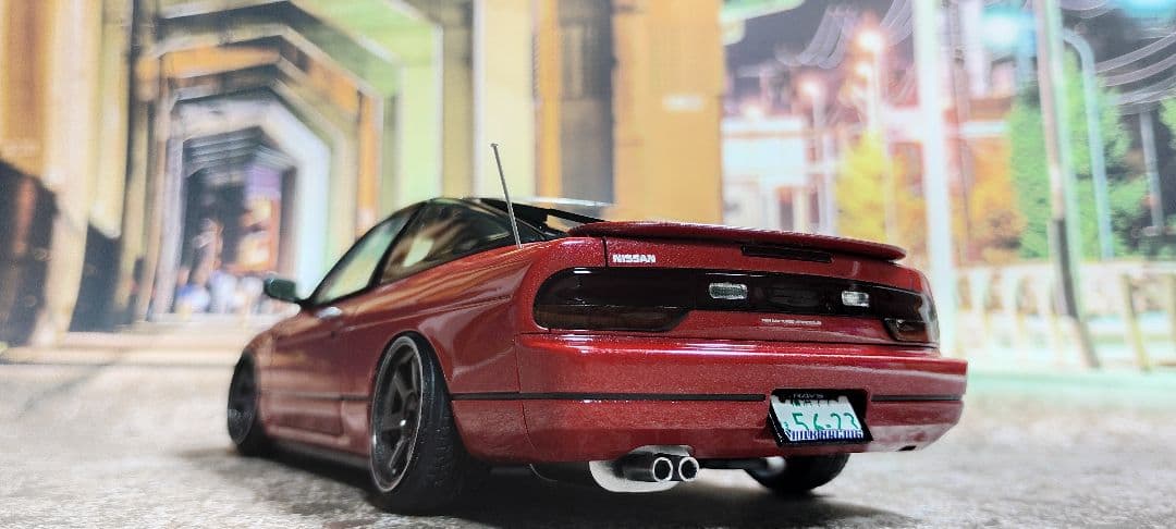 カズさん専用 アオシ 1/24 マークⅡ180SX TYPE II 2台完成品