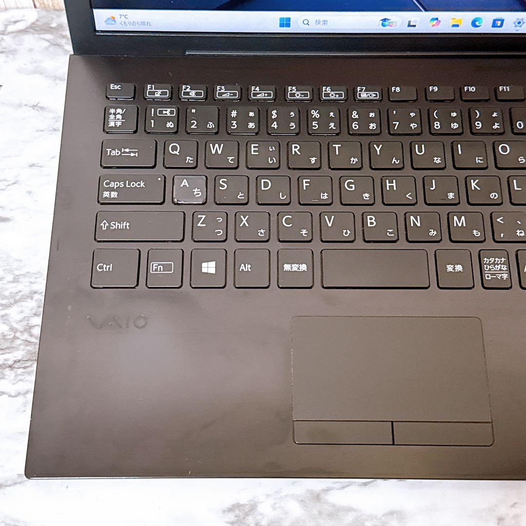 【赤字価格】Corei7＆爆速SSD/メモリ16GB VAIO ノートパソコン