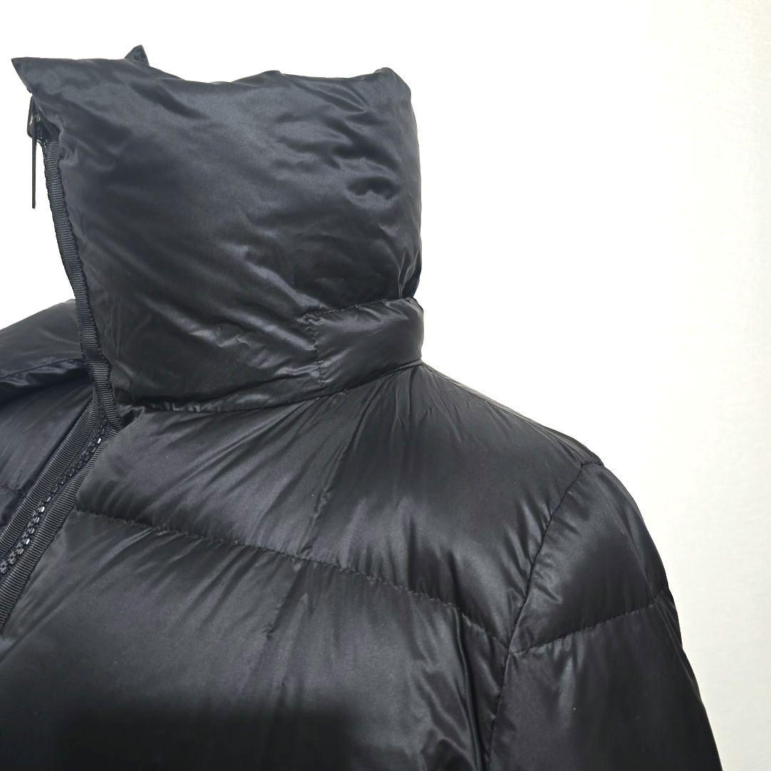 sacai ファー付き　ブラック　ダウンジャケット