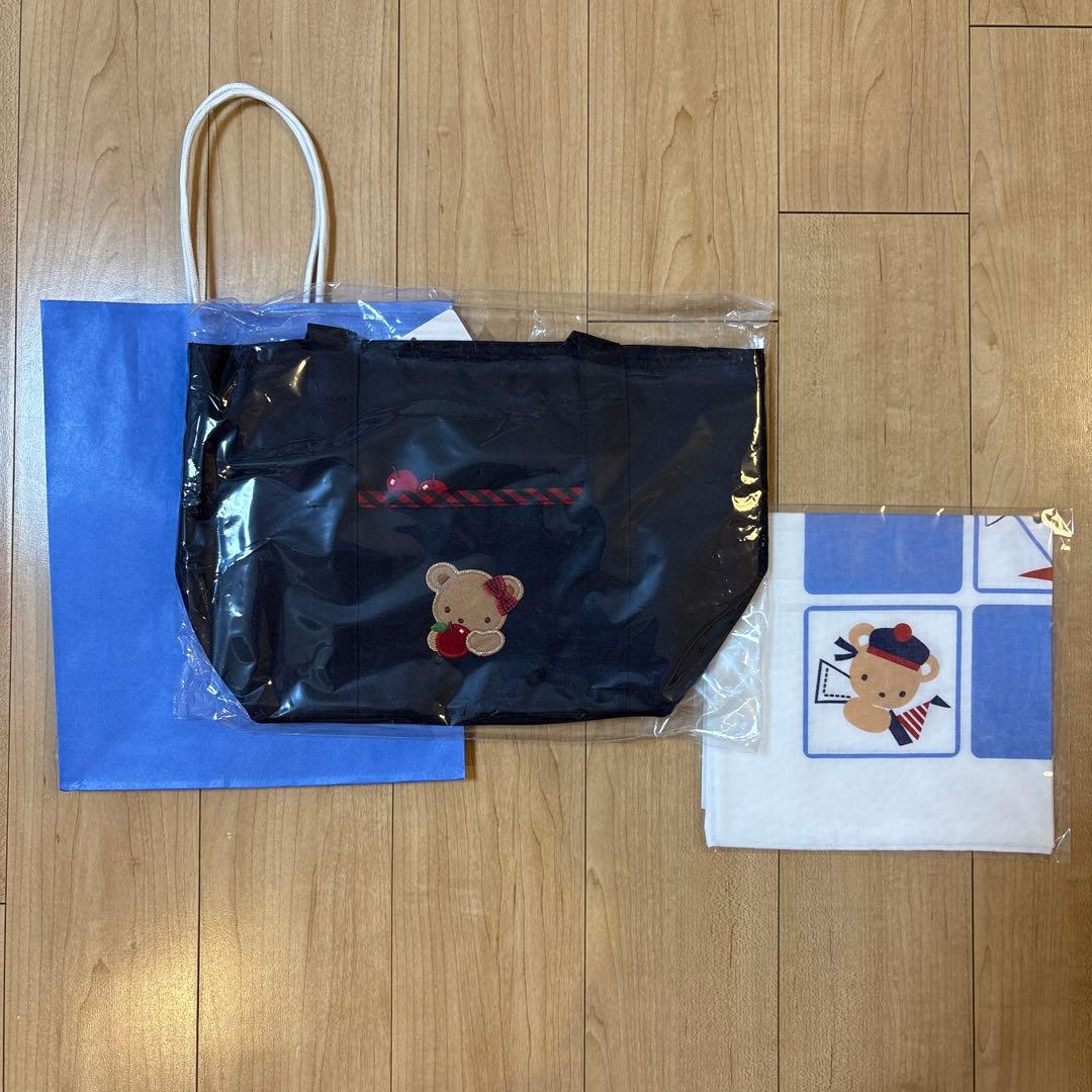 ファミリア familiar マザーズバッグ 赤　おまけ付き