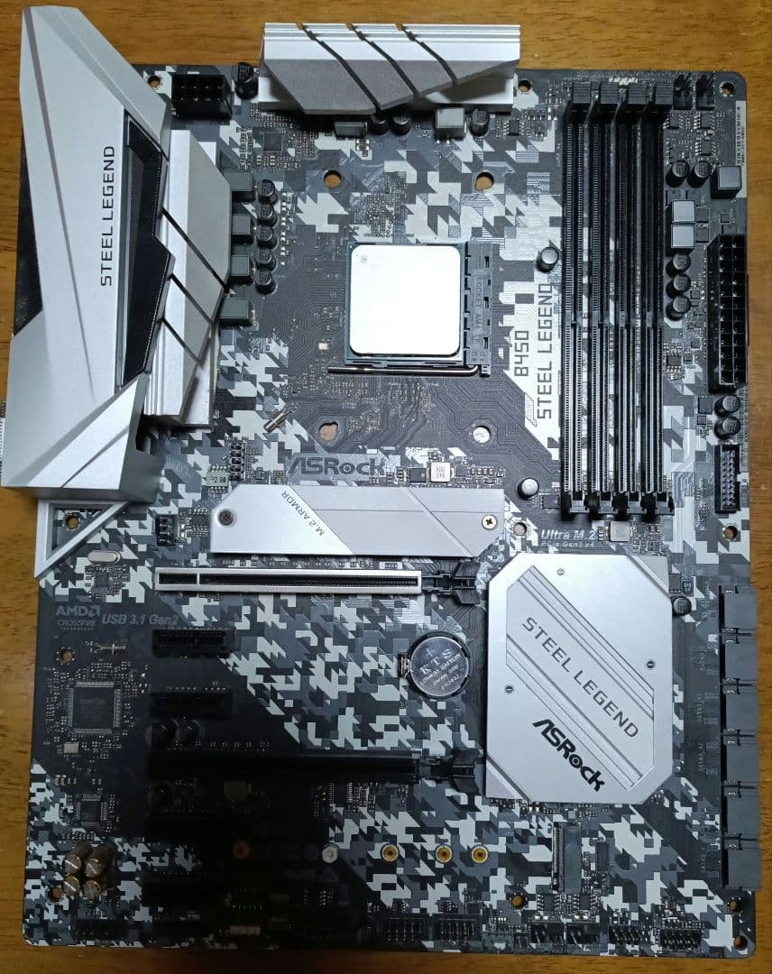 CPU ASRock b450 steel legend + Ryzen5 3600