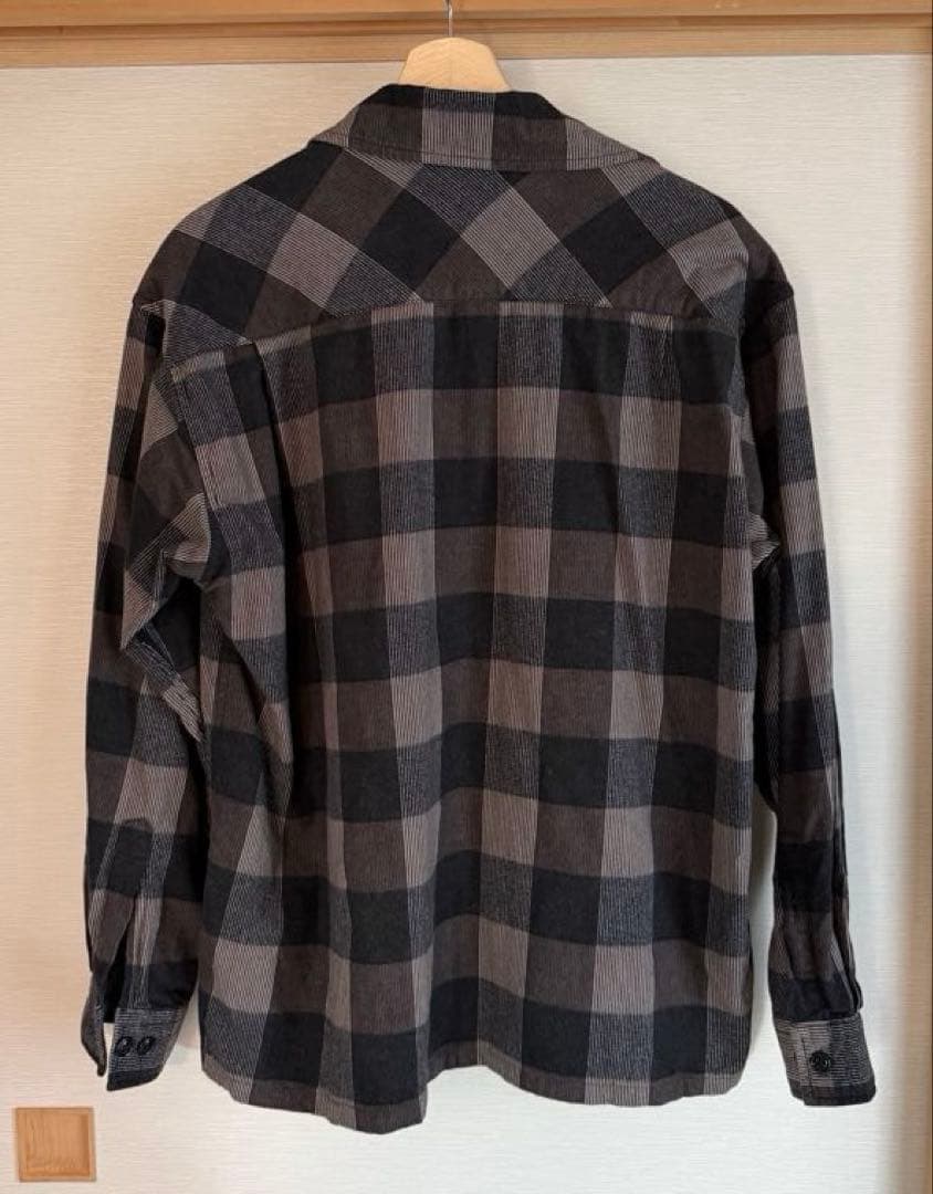 BEDWIN オープンカラーシャツ　ブロックチェック