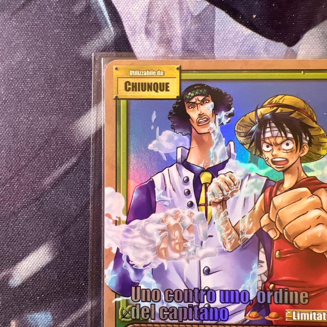 絶版 希少 ワンピースカードダス ルフィ&青キジ SH-W01 英語版 レア