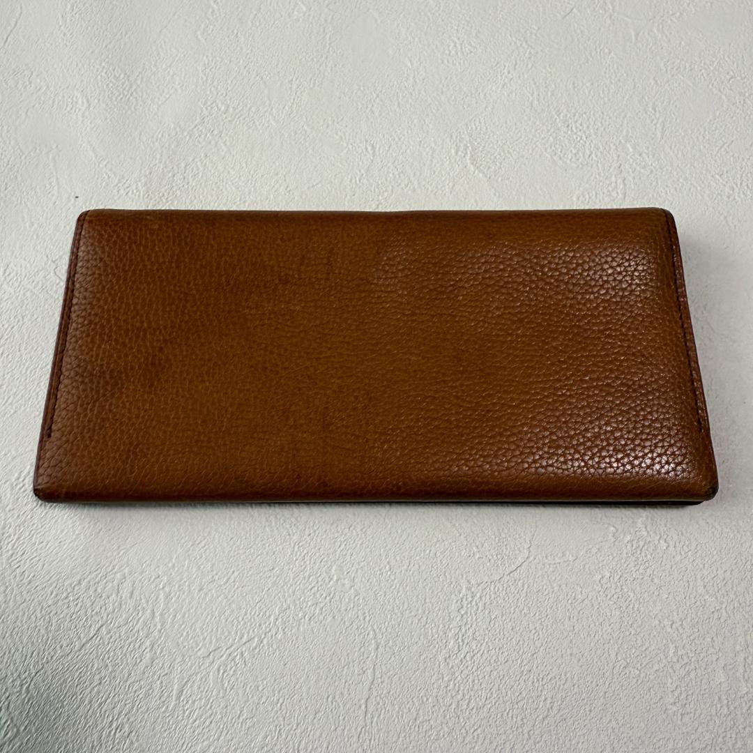 美品✨BURBERRY バーバリー 長財布 レザー ブラウン 内側ノバチェック