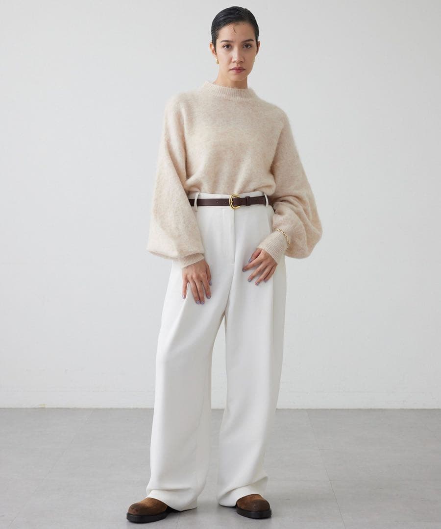 Whim Gazetteバレルスリーブニット