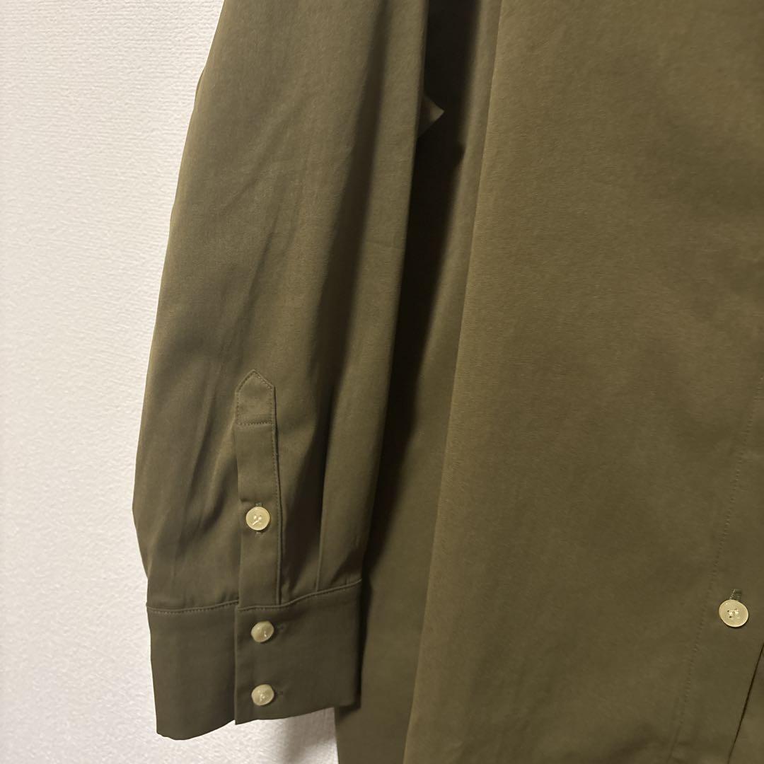 PoFF ポーフ　peach skin shirt 勝田里奈　オーバーサイズ