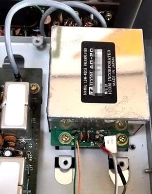 <希少品> 「IC-271」 プリアンプ内臓、新品バックアップ電池、LEDランプ