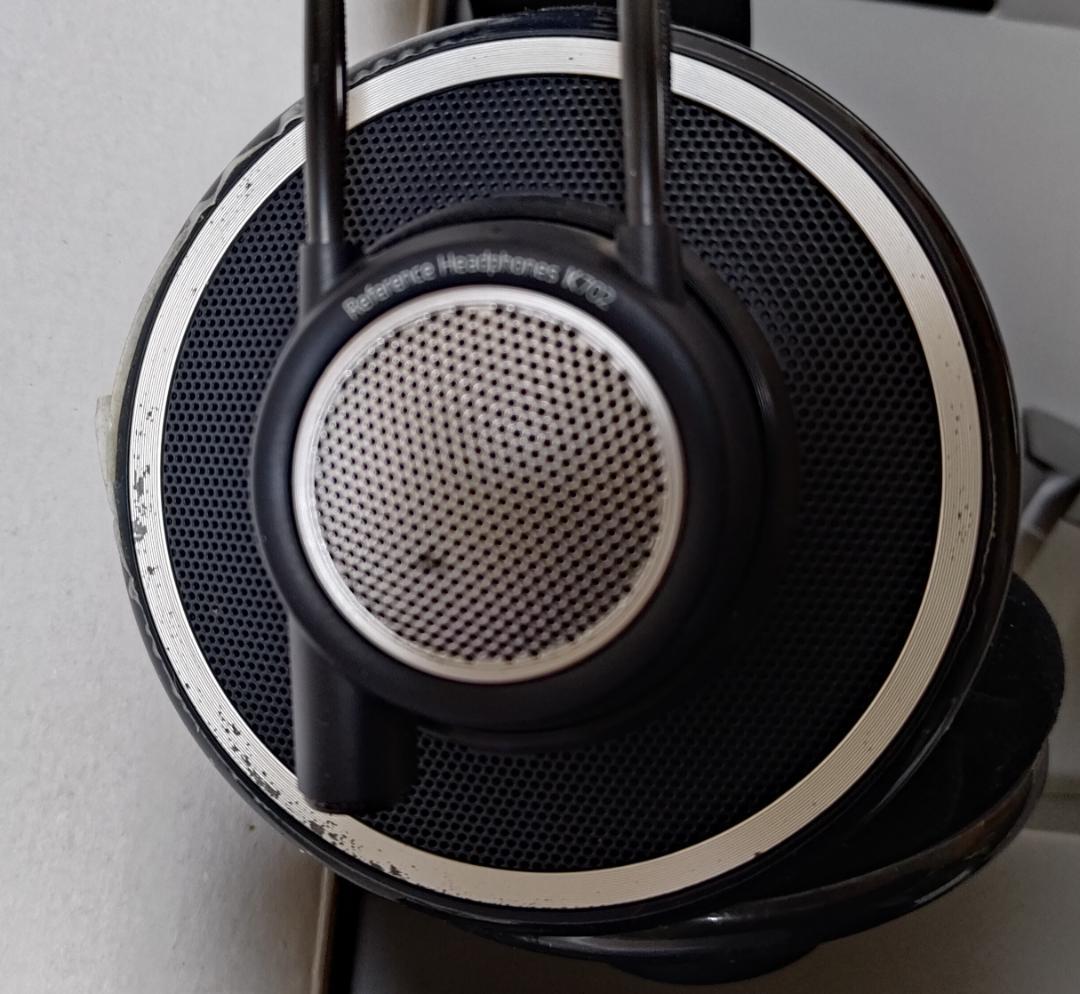 【ジャンク扱い】AKG K702（純正アップグレードケーブル付属）