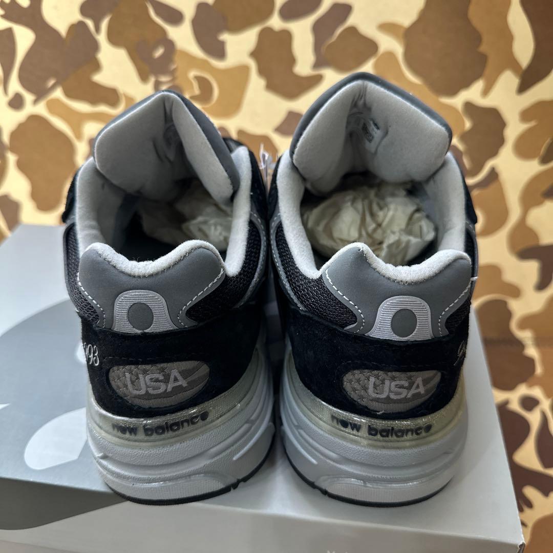 New Balance 993 ブラック/グレー　MR993BK