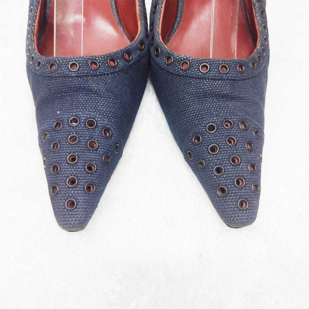 シャネル CHANEL サンダル ミュール デニム