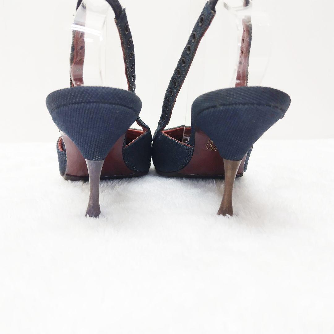 シャネル CHANEL サンダル ミュール デニム