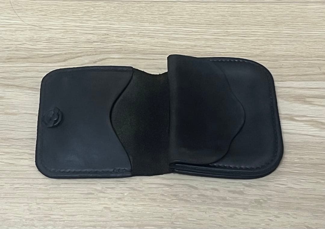 ゴローズ　角型小銭入れ　マチあり　ブラック　goro's